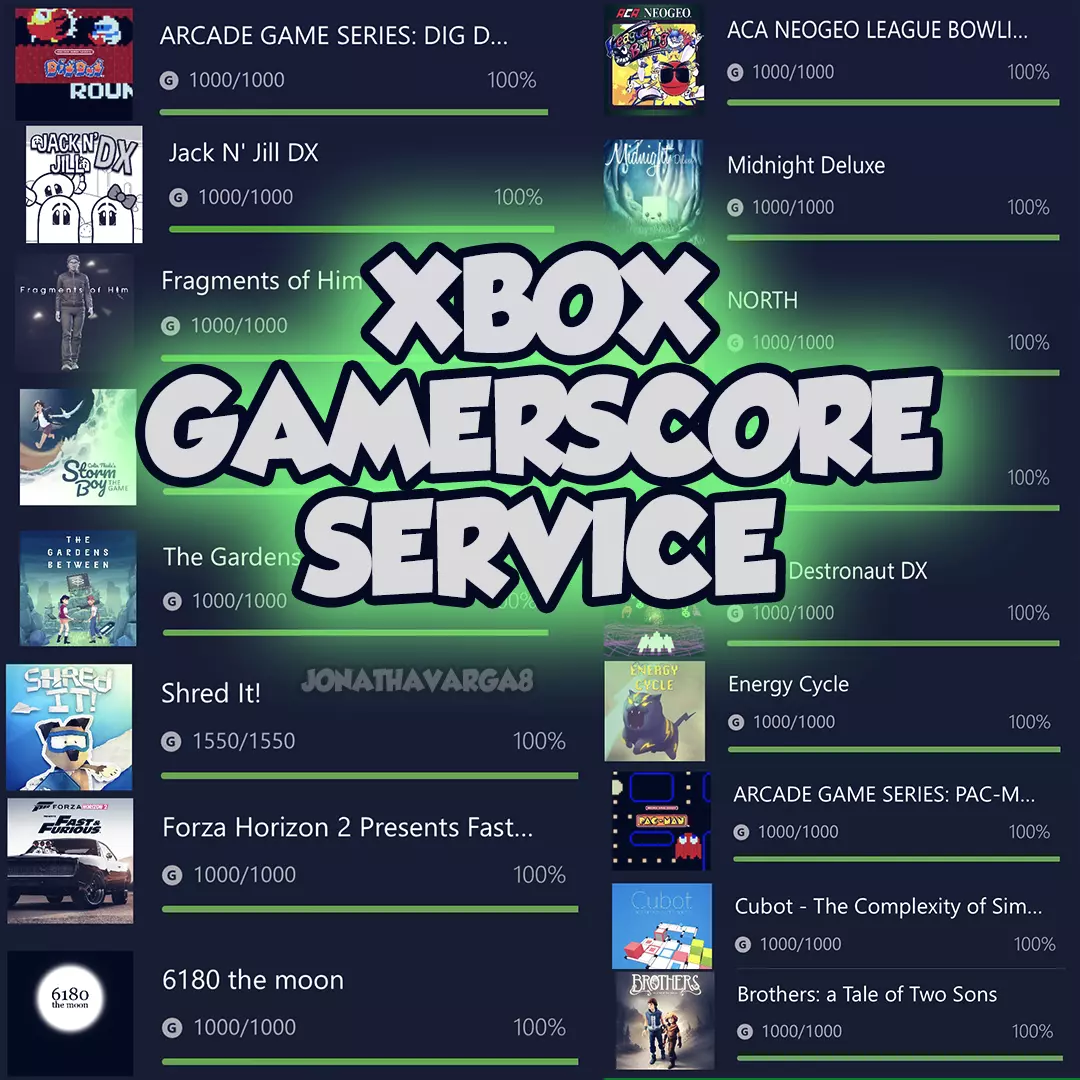 Xbox Gamerscore Boost, FAST AND RELIABLE