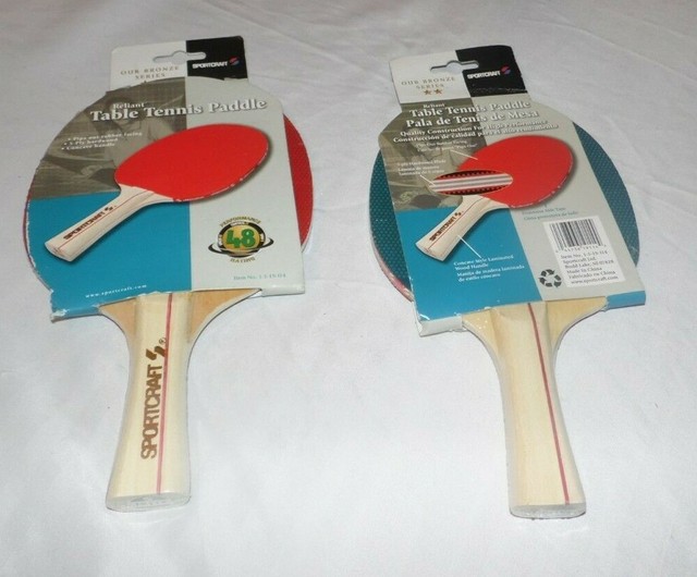 Sportcraft Reliant Table Tennis Ping Pong Paddle Set of 2 Bronze Series