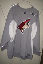 PHOENIX COYOTES rare unused gray #64 RBK practice jersey with socks (2008-2011)