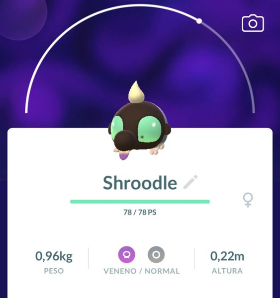 Pokemon Shroodle - Sproxi - Gribouraigne POKEMON GO