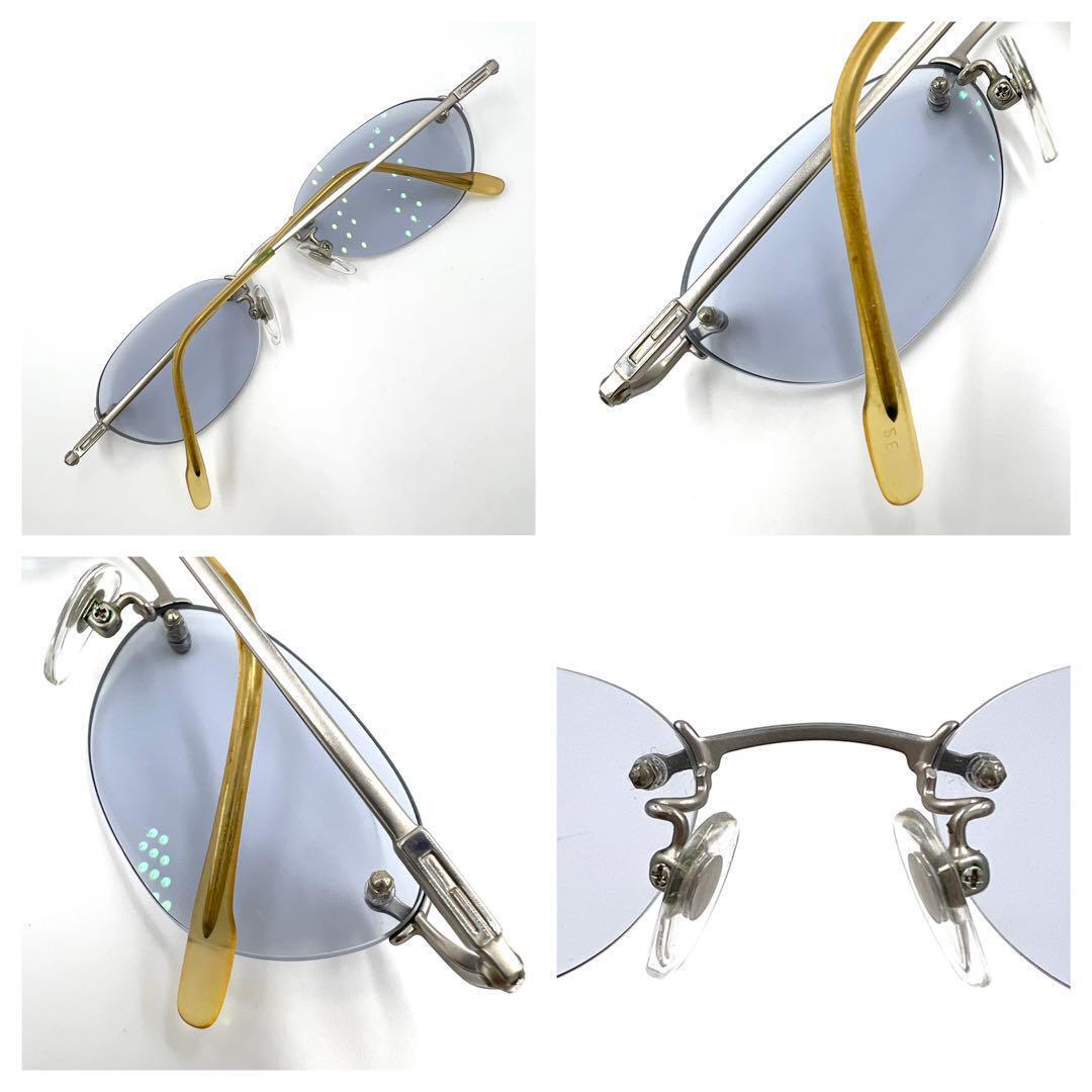 GUCCI Authentic Glasses Eyewear GG-9004J silver Rimless with