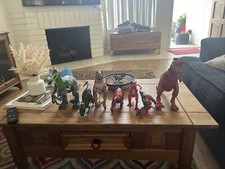 VARIOUS POSEABLE DINOSAUR FIGURE LOT 6 Light Up and roar