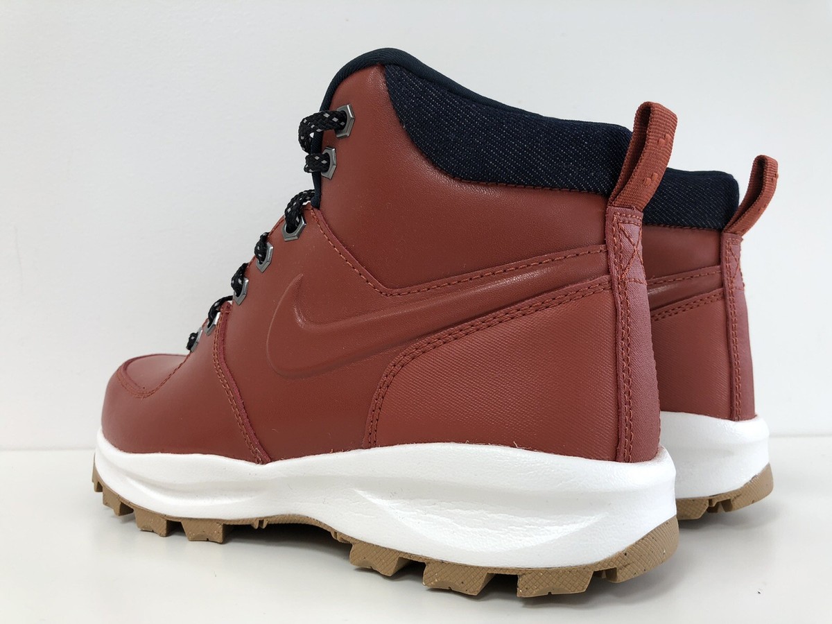 Men’s NIKE Manoa Leather SE High leather boots- Size 9.5. Rugged orange/Navy DC8892-800-5.jpg main image 2