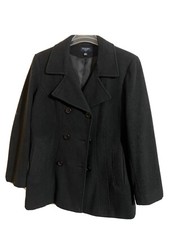Sonoma Wool Overcoat Coat Jacket Women's Large L