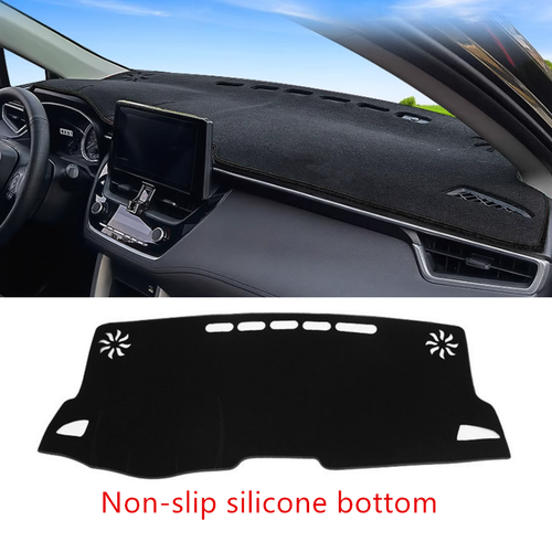 Tappetino Paraurti Per Cruscotto Toyota Corolla 2019-2025 – Xukey Nero, Antiriflesso