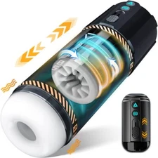 Automatic Electric Male Masturbator Stroke Thrusting Rotating Blowjob Lubricants