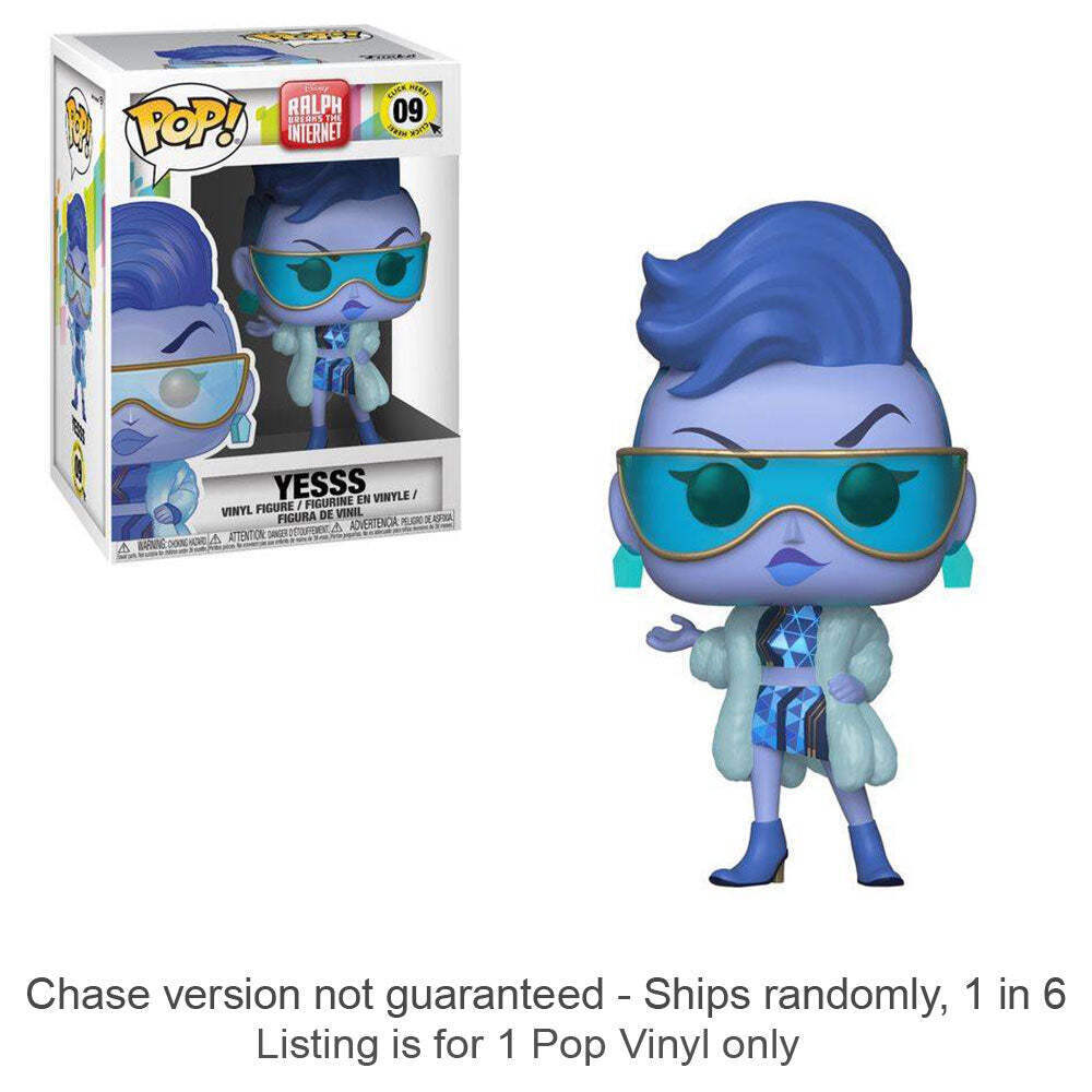 Ralph rompe Internet 2 ¡Sí, Funko Pop! Figura de vinilo Chase Ships 1 en 6