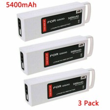 3er Pack 5400mAh 11.1V 3S LiPO Akku für Yuneec Q500 + Typhoon 4K RC Drohne