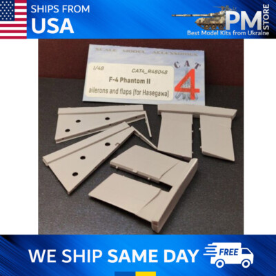 #ad CAT4 R48048 F 4 Phantom II ailerons and flaps for Hasegawa scale model 1 48 $29.95