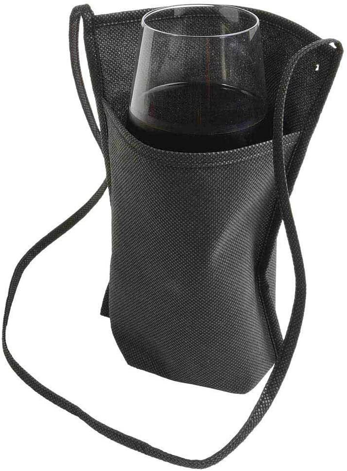 2 Pezzi Porta Bicchieri Sospesi Per Bar - Nero, Ferro, 41x23.5x6 Cm