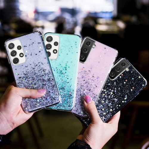Pour Samsung A54 S24 Ultra S22Plus S23FE Etui Coque Briller Mince Silicone Clair - Photo 3 sur 18