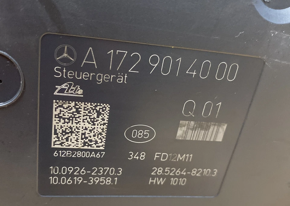 REFURBISHED 2014 Mercedes BENZ C250 ABS Brake Pump Module A1724314212 - Image 3 of 4