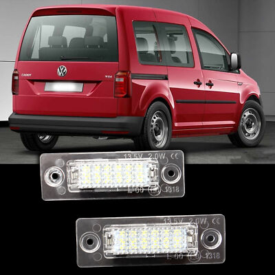 2x LED Kennzeichenleuchte VW Caddy III 3 Kombi 2KB Wagenummer Licht