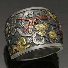 Cute Little Dragonfly Rings - Creative Banquet Wife Ring Jewelry Fashion Trend