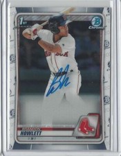 2020 Bowman Chrome Brandon Howlett Auto Autograph Boston Red Sox 1st