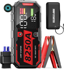 Heavy Duty Truck Battery Booster Pack Jump Starter Box Portable 8250Amps Power