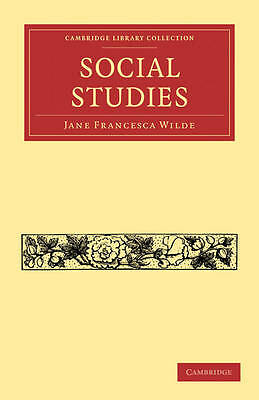 Social Studies Wilde Paperback Cambridge University Press 9781108021951