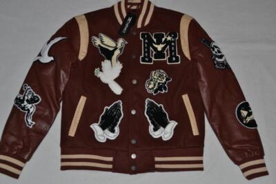Authentisch Jordan Craig Fallen Angels Varsity Jacke Schokolade Neu Alle Größen