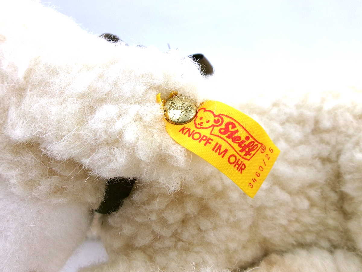 ▪️steiff lamm 140mm シュタイフ 仔羊 ぬいぐるみ ▪️ ▪️steiff lamm 140mm シュタイフ 仔羊 ぬいぐるみ ▪️の通販