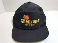 Shell Oil HAT Chemical Black Shellzone Trucker Cap Industry Gasoline VINTAGE