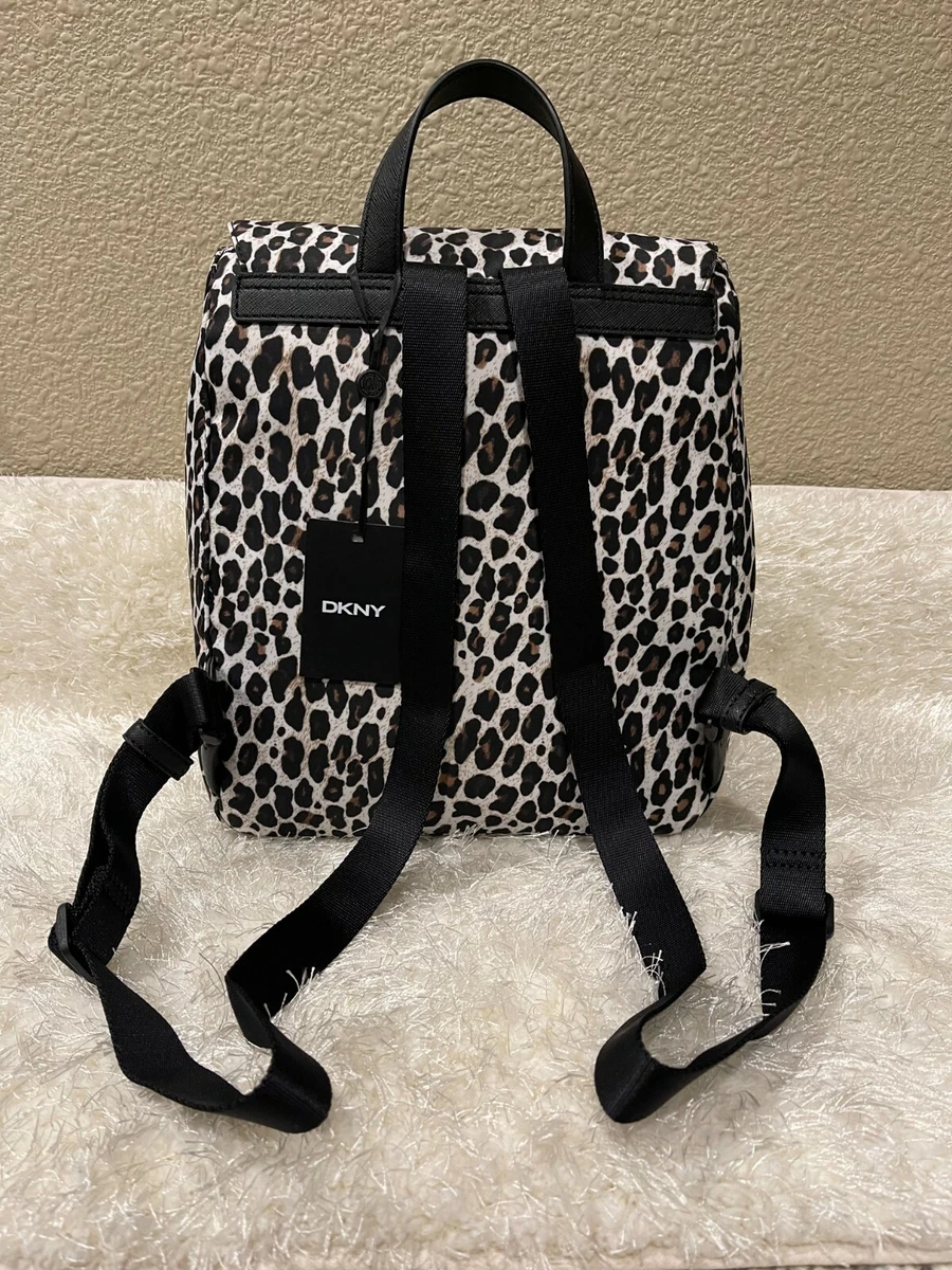 DKNY Carla Leopard Backpack MSRP $198 NWT | eBay