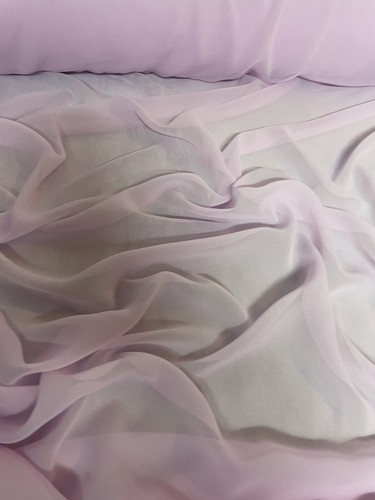 1 mtr baby pink soft chiffon dress fabric..45” wide (114cm) C - Picture 2 of 2
