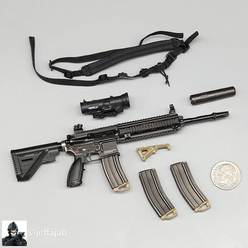 1:6 Soldier Story PUBG Battlegrounds Female Taego HK416 Rifle Set