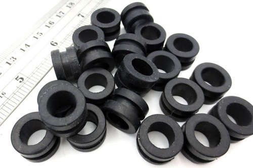 Boccola di cablaggio passante in gomma 1/2", adatta per pannello spesso 1/8", ha ID da 3/8" - Foto 9 di 12