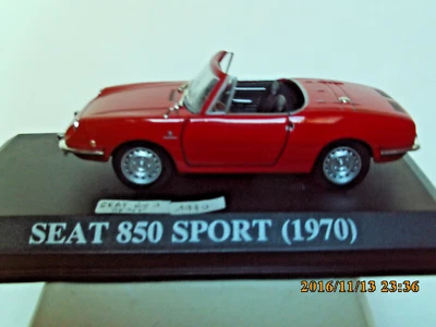 FIAT SEAT 850 SPORTCabriolet au 1/43e de 1970 de chez MAD ITALIA - Photo 1/4