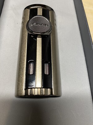 Xikar HP4 Quad Jet Flame Table Top Cigar Lighter - Sandstone Tan - New