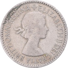  1301492 Coin, Great Britain, 6 Pence, 1953