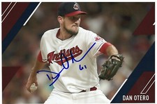 DAN OTERO CLEVELAND INDIANS 2016 WORLD SERIES RARE SIGNED PHOTO