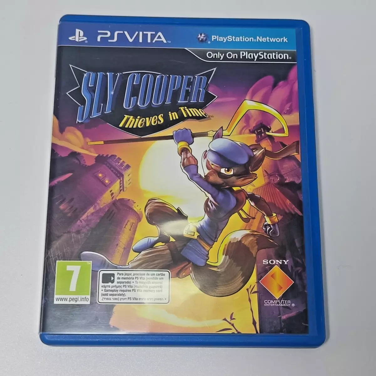 Sly Cooper Thieves in Time for Sony PS Vita in Very Good Condition VGC  711719221302