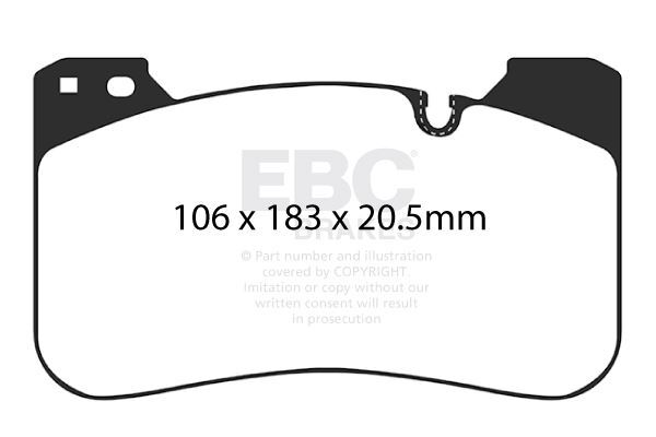 EBC DP52331NDX  Bluestuff Brake Pad Set
