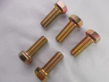 Hex Head Bolt 9/16"- 12 x 1-1/2" Long "5 Bolts" Grade 8  Zinc 9/16-12x1-1/2