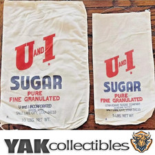 Vintage U and I Sugar Bags NOS  Salt Lake Cit...
