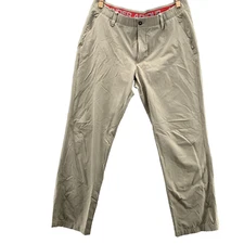 Under Armour Pants Men's 35x31* Khaki Golf Drive Chino Performance Tech Academia