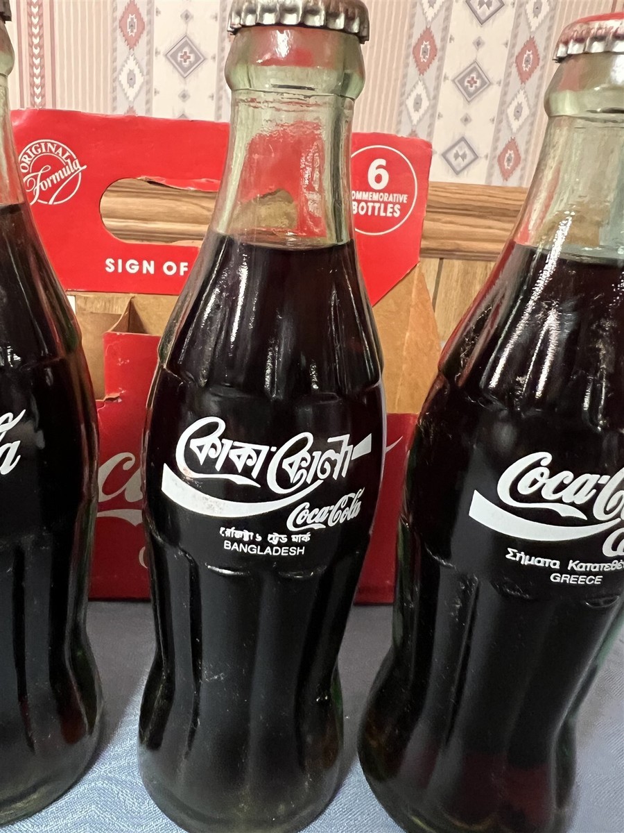 Vintage 1990 Coca-Cola Classic 6-Pack from Around the World | eBay