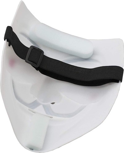 Halloween Guy Fawkes Maske V wie Vendetta Maske Occupy Cosplay Weiß verdicken - Bild 4 von 8