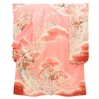 Vintage Japanese Kimono | Furisode & Nagajuban Set | Pink Silk | tt2561b*