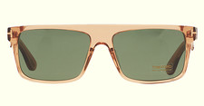 TOM FORD TF 0999 Philippe Sunglasses 45N Transparent Beige/Green 58 New