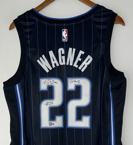 Franz Wagner Signed "FRANZ" Orlando Magic NBA Auto Nike Swingman Jersey BAS COA