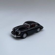 Cararama Porsche 356B - 1/72 Unboxed - Excellent/Mint - Diecast Model Black