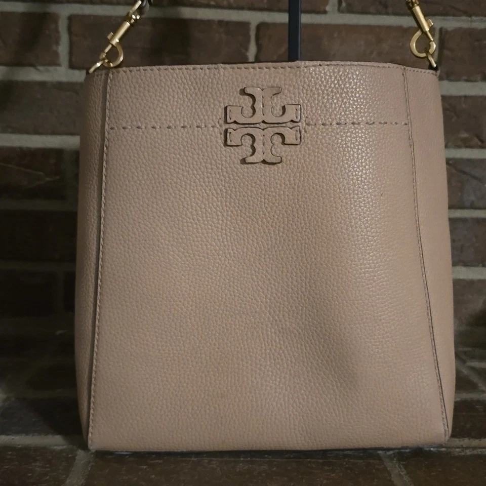 Tory Burch Mcgraw Bucket Bag And Wallet Brown - Image 2 of 4