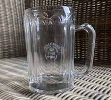 Vintage Half Pint Glass Pub Panel E.R 490