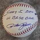Pete Rose Signed Sorry I Bet on Baseball JSA and Fitterman Sports Authenticated