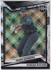 2022 Elite Extra Edition Prime Numbers A #3 Kumar Rocker /245
