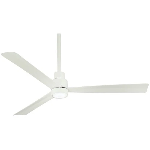 Minka Aire Simple 52"  - Flat White 3-Blade Remote Control - Picture 4 of 8