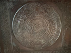 Vintage Tooled Leather Aztec Calendar photo book or scrap book — photo 2