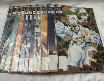The Terminator Comic Lot Mixed Lot 12 Comics BAGGED NON-SEQUENTIAL NOW COMICS